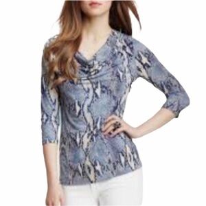 Fifilles Paris Animal Print Blouse size S New